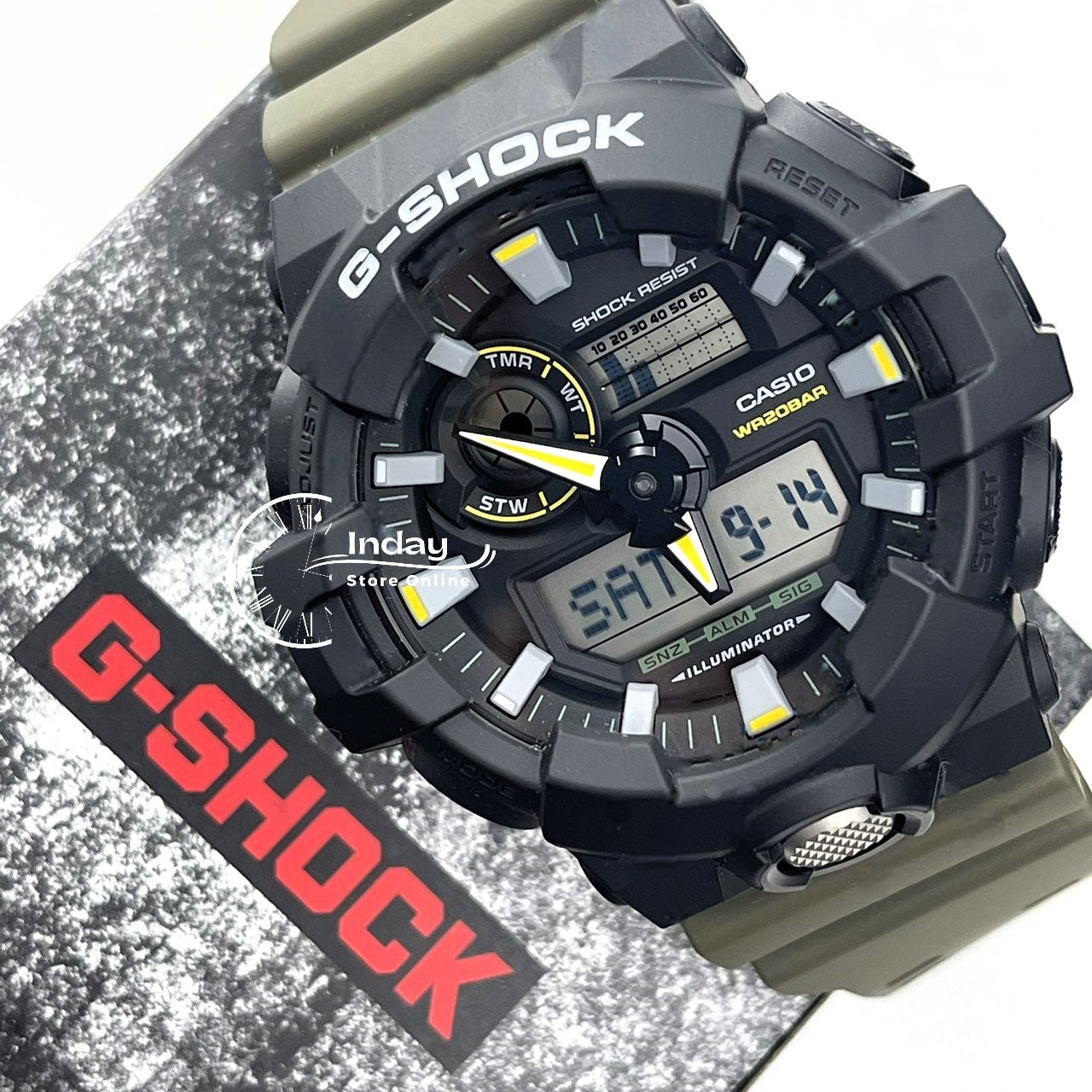 Casio G-Shock Men's Watch GA-710TU-1A3 Resin Band Shock Resistant Battery life: 5 years