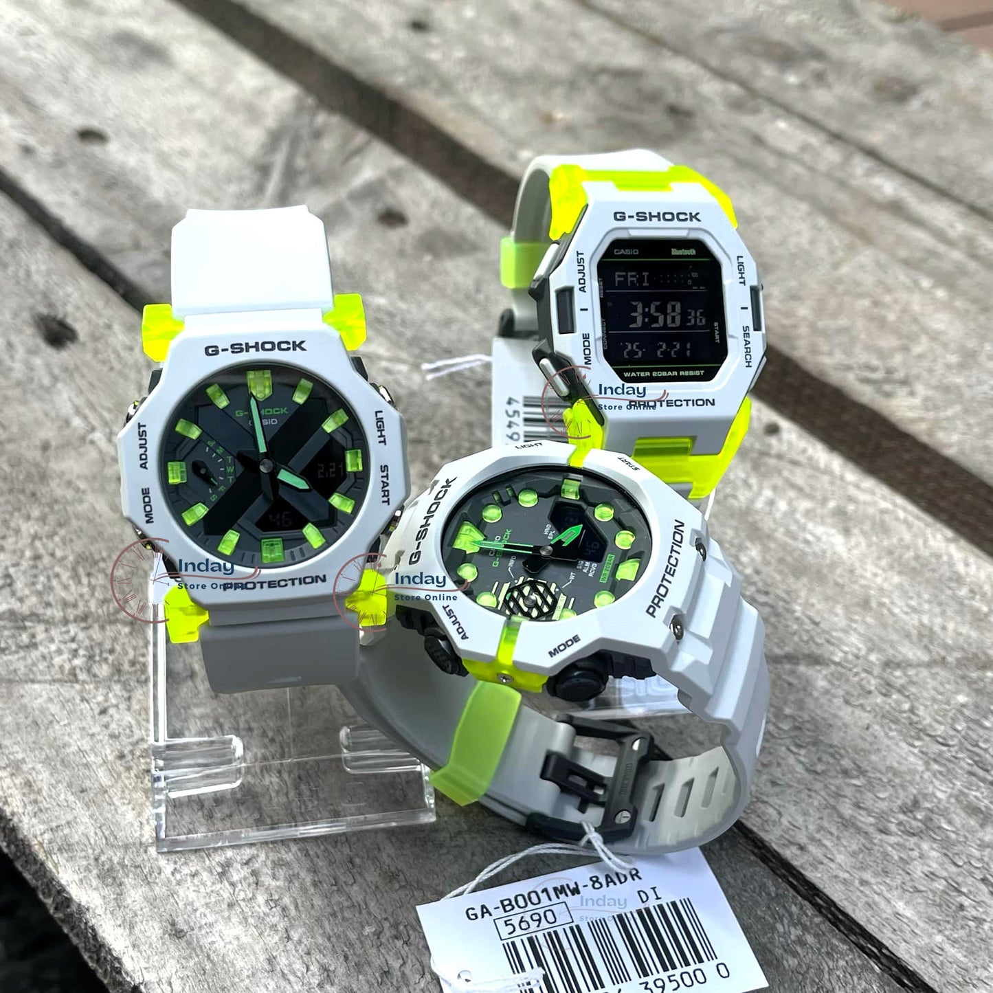 Casio G-Shock Men's Watch GA-B001MW-8A Resin Band Mineral Glass Shock Resistant  Mobile Link Bluetooth