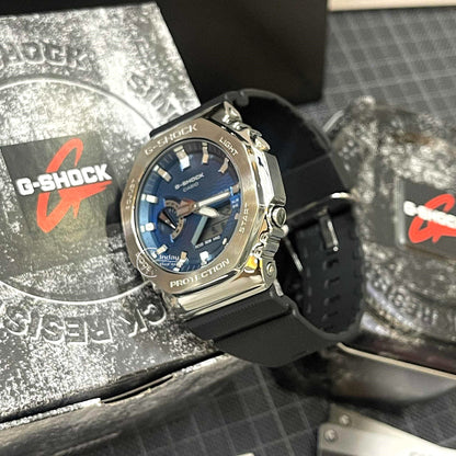 Casio G-Shock Women's Watch GBM-2100A-2B Mineral Glass Shock Resistant Bluetooth Tough Solar