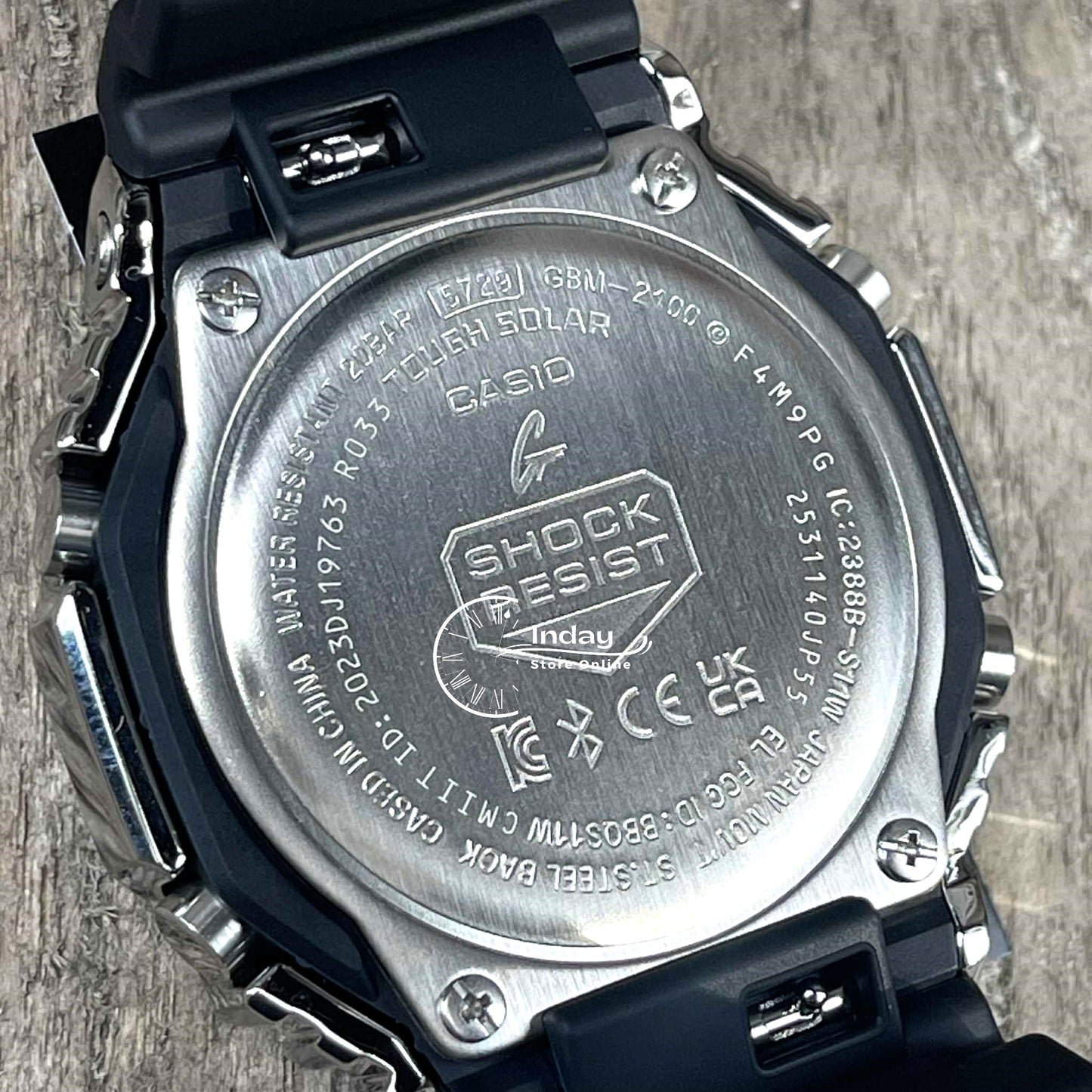 Casio G-Shock Women's Watch GBM-2100A-2B Mineral Glass Shock Resistant Bluetooth Tough Solar