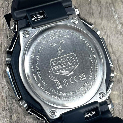 Casio G-Shock Women's Watch GBM-2100A-2B Mineral Glass Shock Resistant Bluetooth Tough Solar