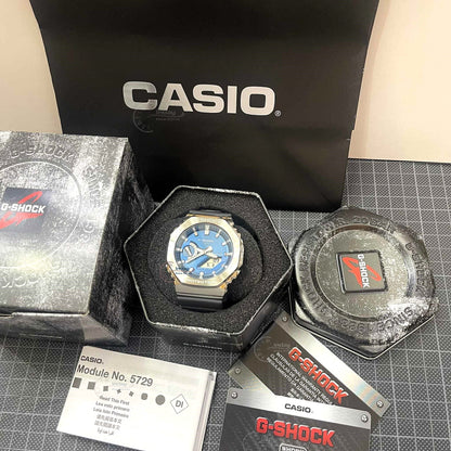 Casio G-Shock Women's Watch GBM-2100A-2B Mineral Glass Shock Resistant Bluetooth Tough Solar
