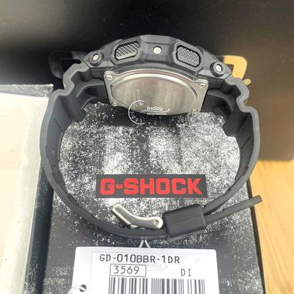 Casio G-Shock Men's Watch GD-010BBR-1 Shock Resistant Carbon Core Guard Structure Battery Life: 10 years