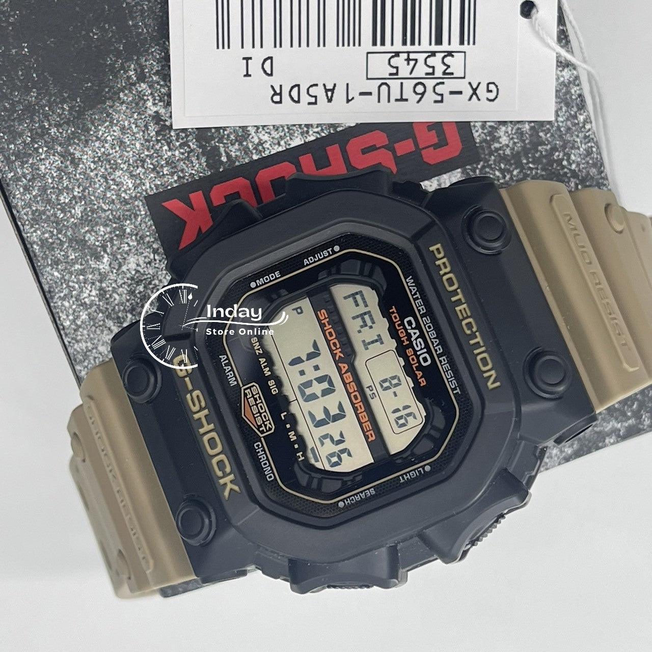 Casio G-Shock Men's Watch GX-56TU-1A5 Shock Resistant Mud Resistant Solar powered