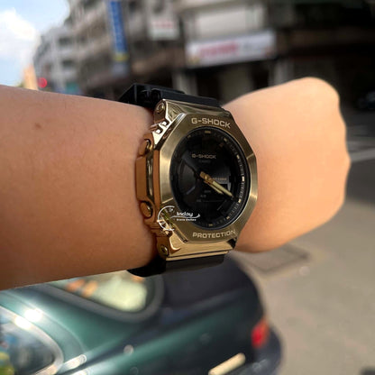 Casio G-Shock Women's Watch GM-S2100GB-1A Resin Band Mineral Glass Shock Resistant
