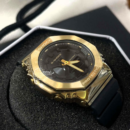 Casio G-Shock Women's Watch GM-S2100GB-1A Resin Band Mineral Glass Shock Resistant