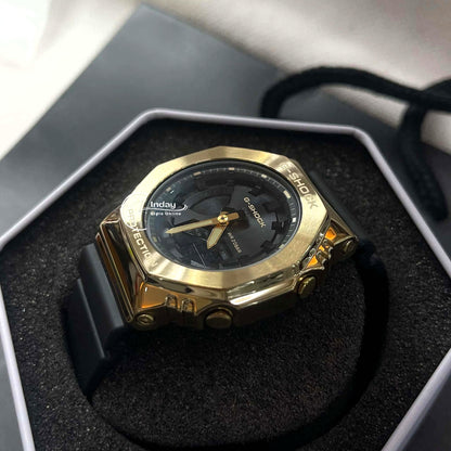 Casio G-Shock Women's Watch GM-S2100GB-1A Resin Band Mineral Glass Shock Resistant