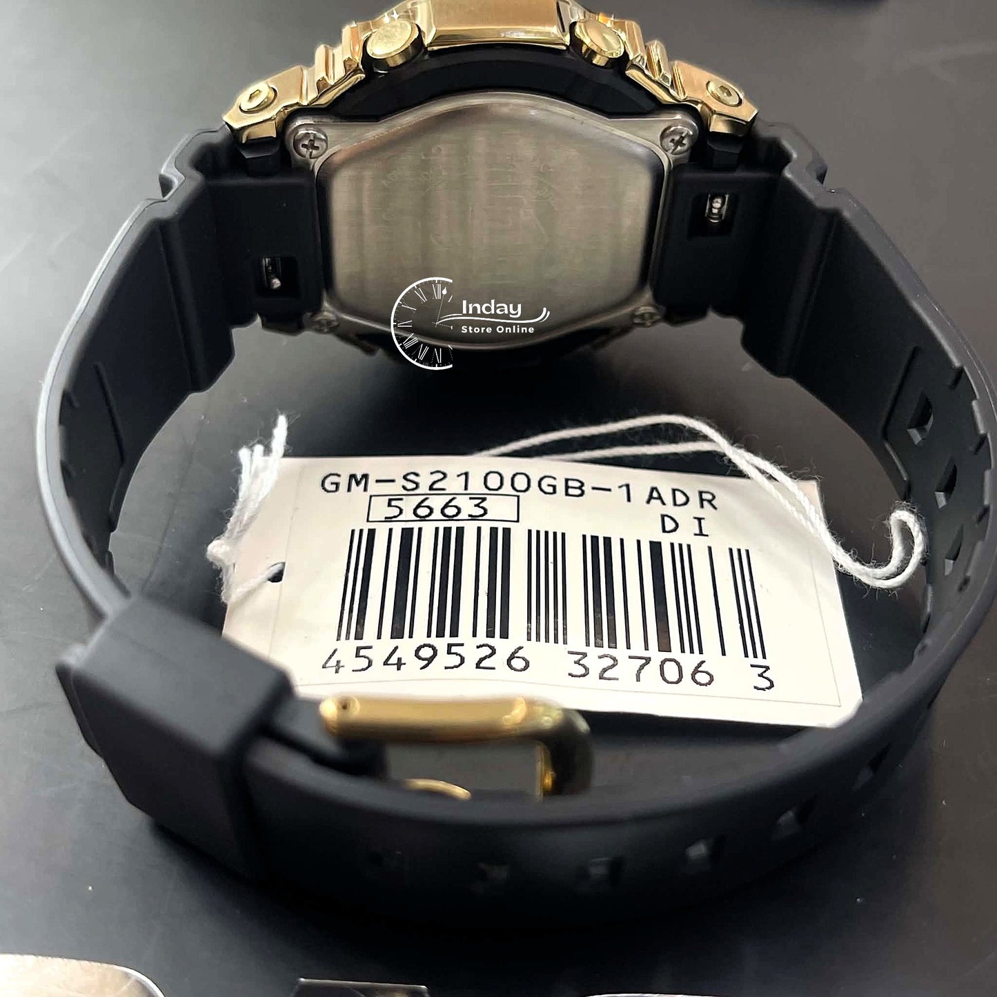 Casio G-Shock Women's Watch GM-S2100GB-1A Resin Band Mineral Glass Shock Resistant