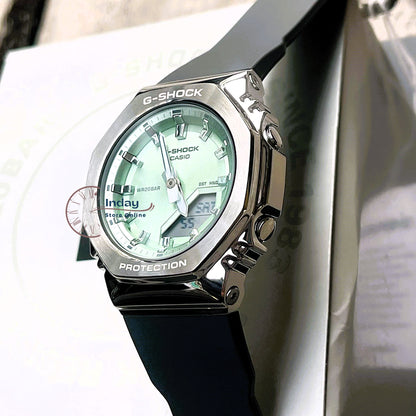 Casio G-Shock Women's Watch GM-S2110-3A Resin Band Shock Resistant Mineral Glass