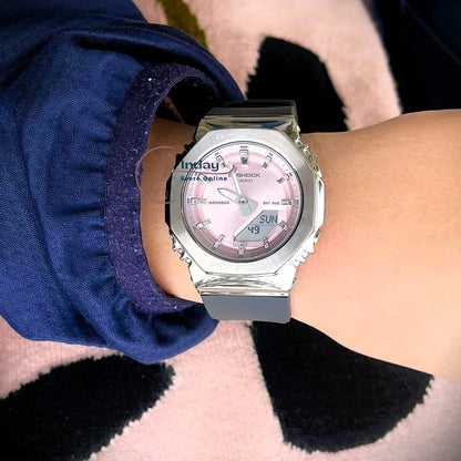 Casio G-Shock Women's Watch GM-S2110-4A Resin Band Shock Resistant Mineral Glass
