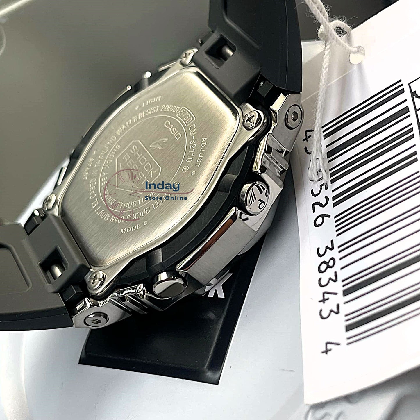 Casio G-Shock Women's Watch GM-S2110-4A Resin Band Shock Resistant Mineral Glass
