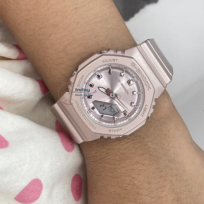 Casio G-Shock Women's Watch GMA-P2100ST-4A Bio-based Resin Band Shock Resistant Mineral Glass