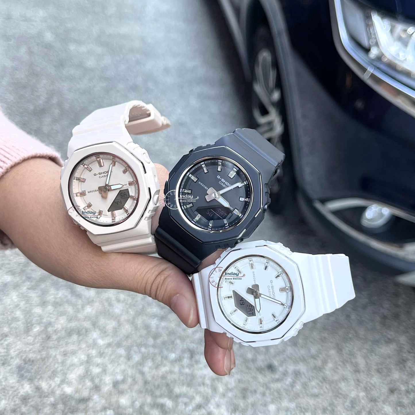 Casio G-Shock Women's Watch GMA-P2110-1A Bio-Based Resin Band Shock Resistant Mineral Glass