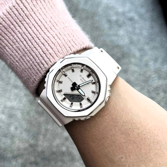 Casio G-Shock Women's Watch GMA-P2110-4A Bio-Based Resin Band Shock Resistant Mineral Glass