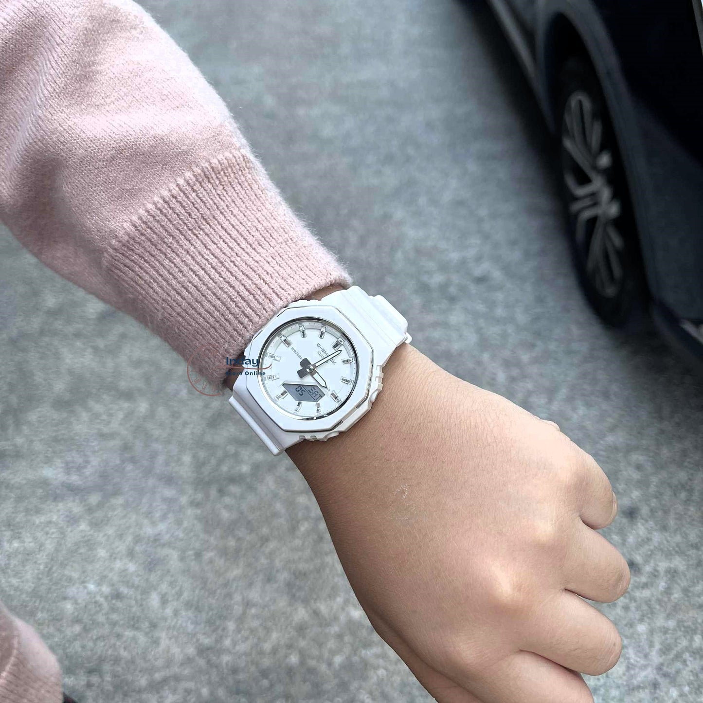 Casio G-Shock Women's Watch GMA-P2110-7A Bio-Based Resin Band Shock Resistant Mineral Glass