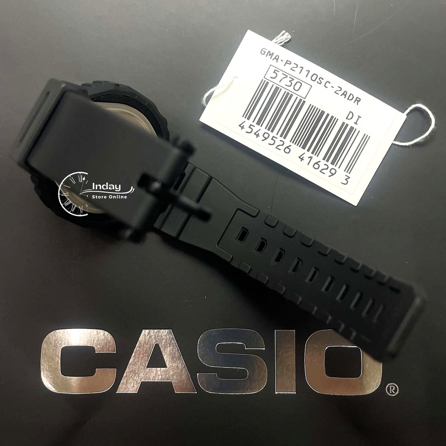 Casio G-Shock Women's Watch GMA-P2110SC-2A Mineral Glass Shock Resistant Resin Band Battery life: 3 Years