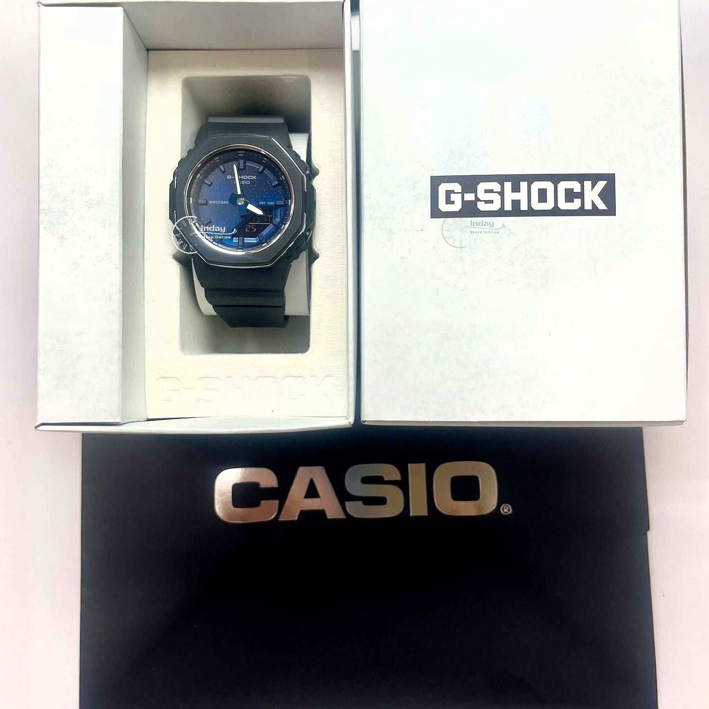 Casio G-Shock Women's Watch GMA-P2110SC-2A Mineral Glass Shock Resistant Resin Band Battery life: 3 Years