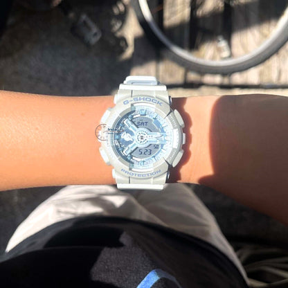 Casio G-Shock Women's Watch GMA-S110ST-2A Resin Band Mineral Glass Shock Resistant Magnetic Resistant