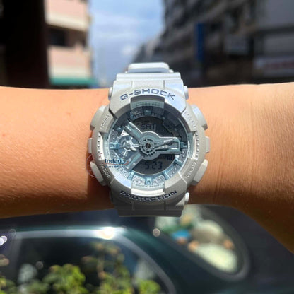 Casio G-Shock Women's Watch GMA-S110ST-2A Resin Band Mineral Glass Shock Resistant Magnetic Resistant