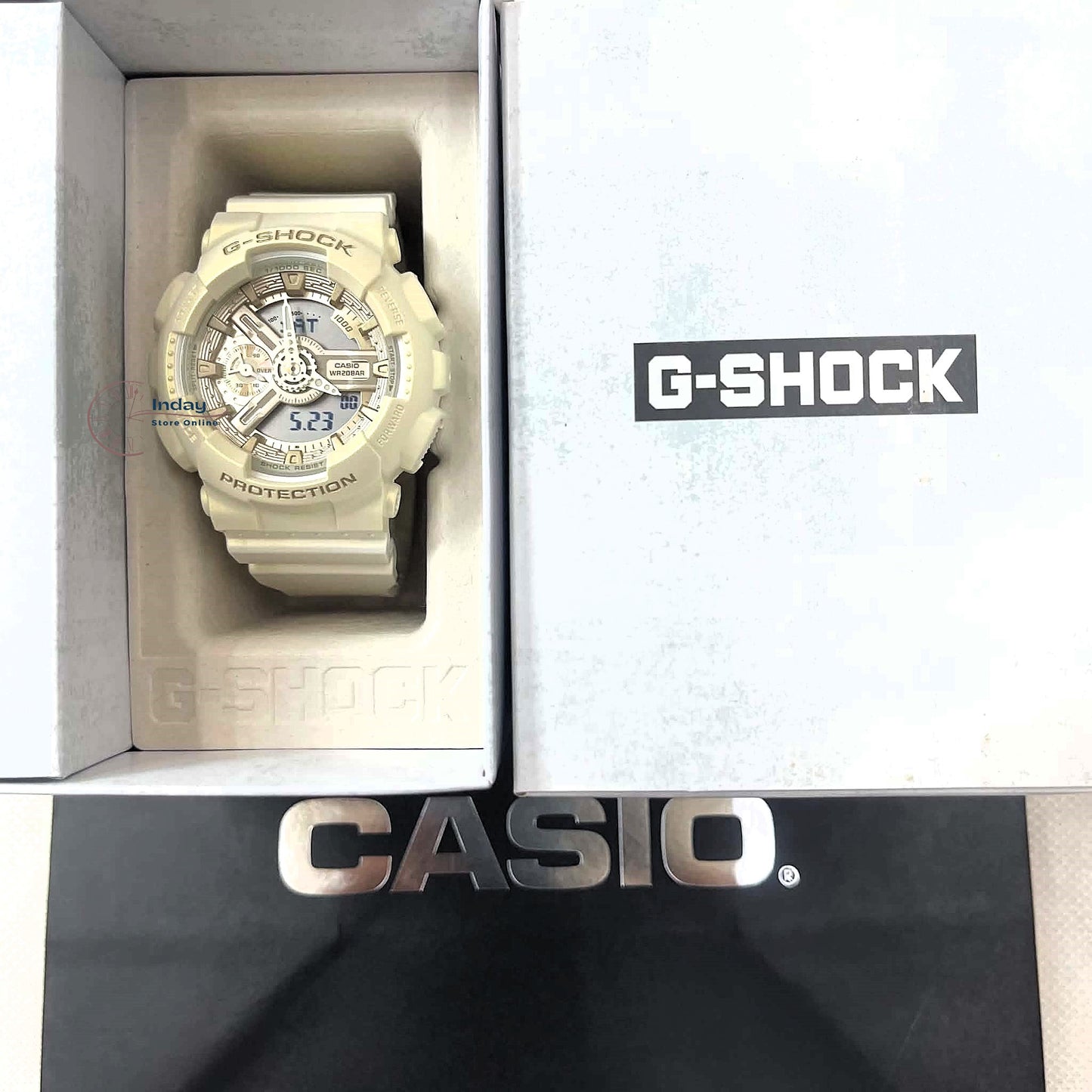 Casio G-Shock Women's Watch GMA-S110ST-7A Resin Band Mineral Glass Shock Resistant Magnetic Resistant