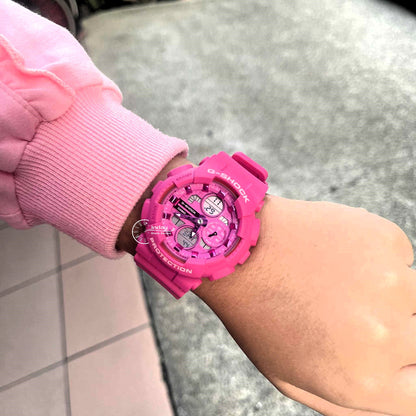 Casio G-Shock Women's Watch GMA-S140PP-4A Mineral Glass Shock Resistant Magnetic Resistant