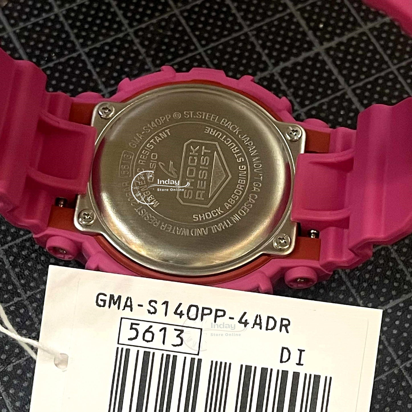 Casio G-Shock Women's Watch GMA-S140PP-4A Mineral Glass Shock Resistant Magnetic Resistant