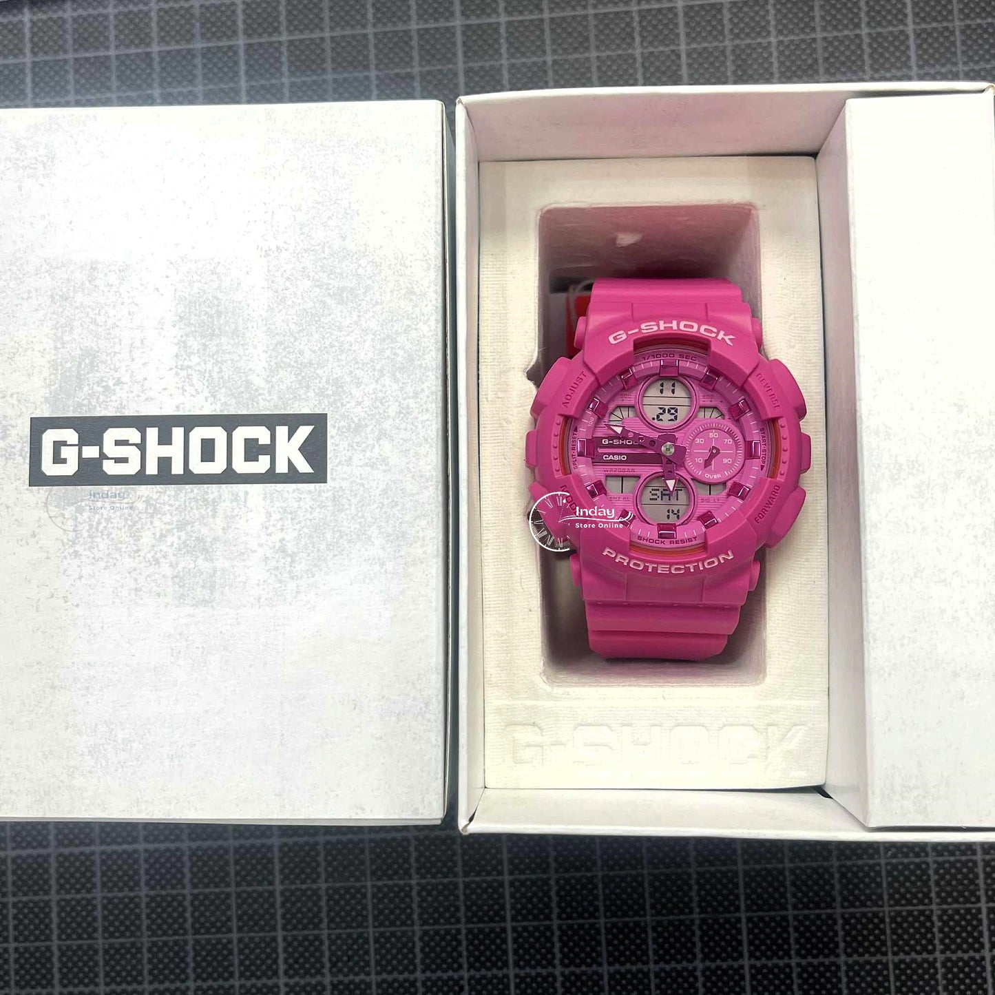 Casio G-Shock Women's Watch GMA-S140PP-4A Mineral Glass Shock Resistant Magnetic Resistant