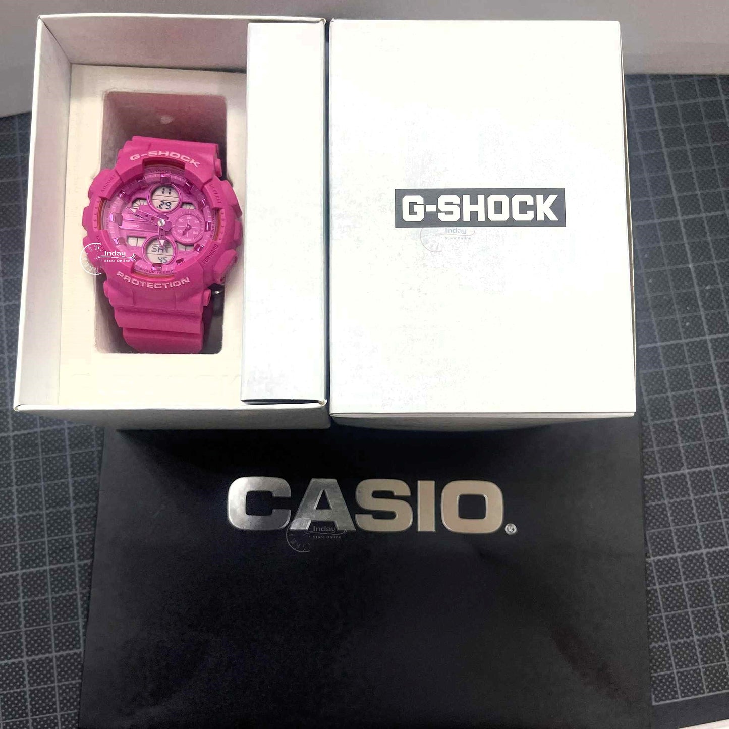 Casio G-Shock Women's Watch GMA-S140PP-4A Mineral Glass Shock Resistant Magnetic Resistant