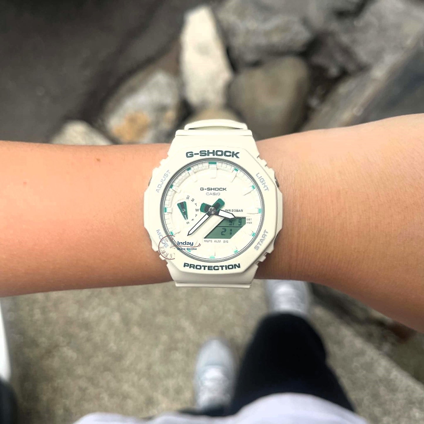 Casio G-Shock Women's Watch GMA-S2100GA-7A Analog-Digital Shock Resistant Carbon Core Guard Structure