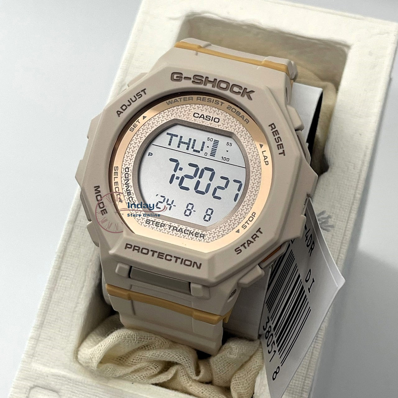 Casio G-Shock Women's Watch GMD-B300-4 G-Squad Bio-based Resin Shock Resistant Mobile link Bluetooth