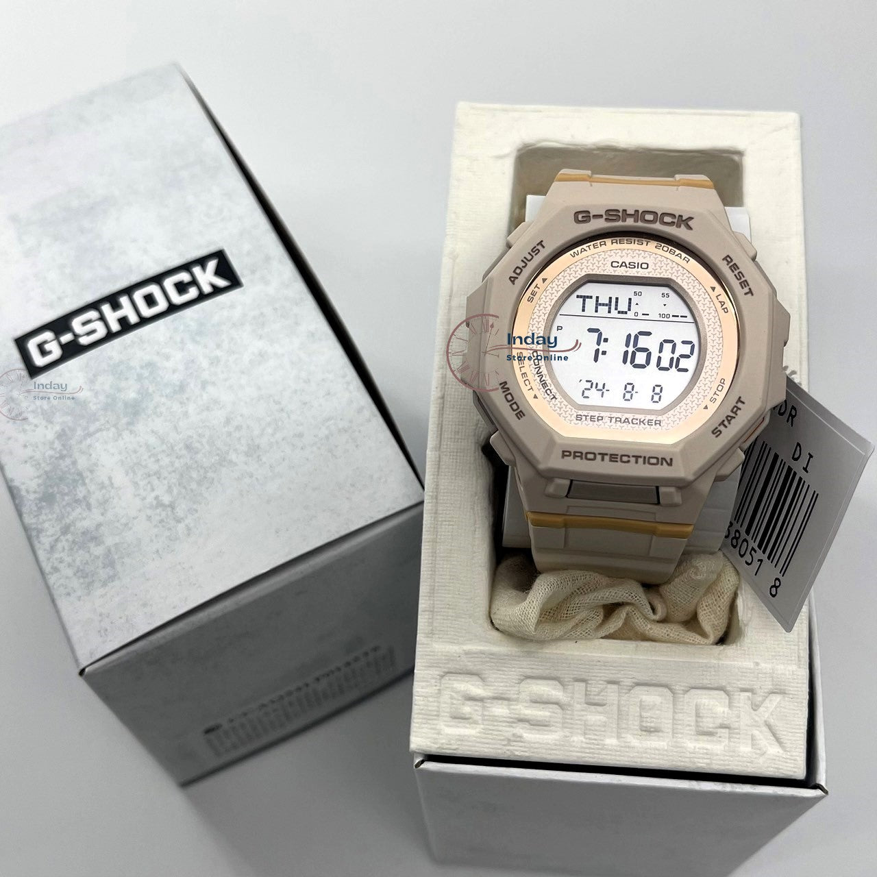 Casio G-Shock Women's Watch GMD-B300-4 G-Squad Bio-based Resin Shock Resistant Mobile link Bluetooth