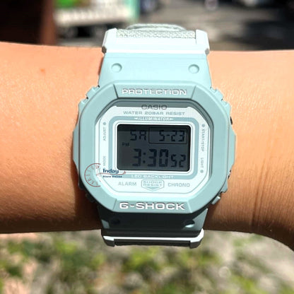 Casio G-Shock Women's Watch GMD-S5600CT-3 Digital New Arrival Cloth band Shock Resistant Mineral Glass