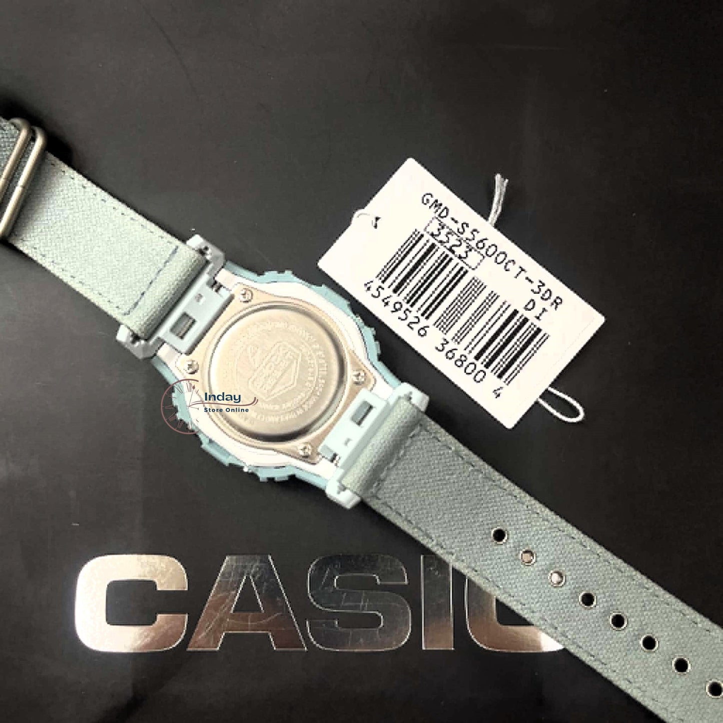 Casio G-Shock Women's Watch GMD-S5600CT-3 Digital New Arrival Cloth band Shock Resistant Mineral Glass