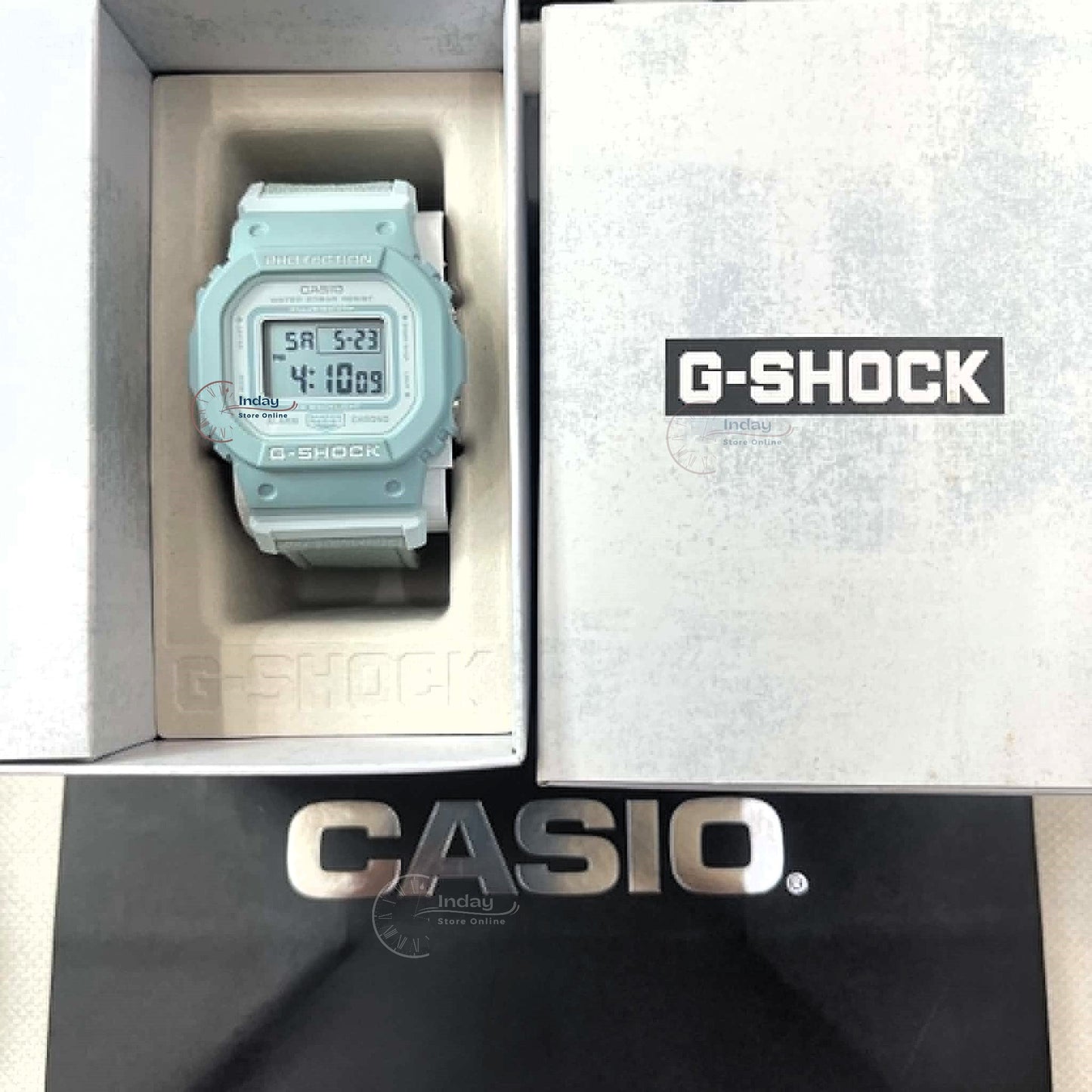 Casio G-Shock Women's Watch GMD-S5600CT-3 Digital New Arrival Cloth band Shock Resistant Mineral Glass