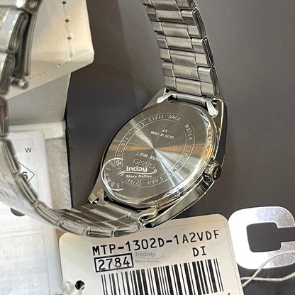 Casio Fashion Men's Watch MTP-1302D-1A2 Mineral Glass Stainless Steel Band