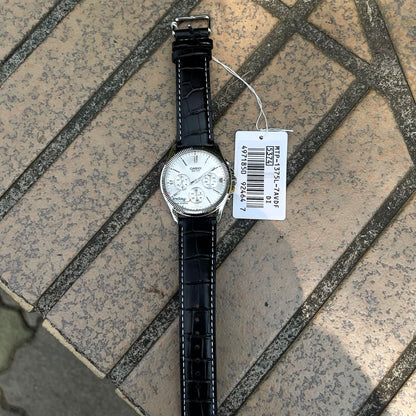 Casio Men's Watch MTP-1375L-7A Mineral Glass Genuine Leather Band