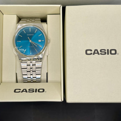 Casio Men's Watch MTP-B145D-2A2 Mineral Glass Stainless Steel Band