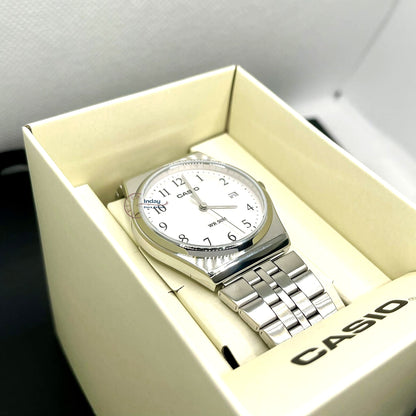 Casio Standard Men's Watch MTP-B145D-7B Mineral Glass Stainless Steel Band One-touch 3-fold Clasp