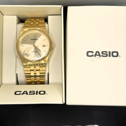 Casio Standard Men's Watch MTP-B145G-9A Mineral Glass Stainless Steel Band One-touch 3-fold Clasp