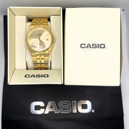 Casio Standard Men's Watch MTP-B145G-9A Mineral Glass Stainless Steel Band One-touch 3-fold Clasp