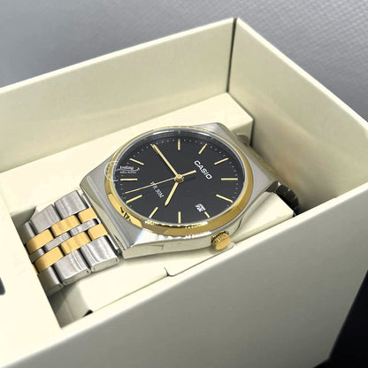 Casio Men's Watch MTP-B145SG-1A Mineral Glass Two-Tone Stainless Steel Band