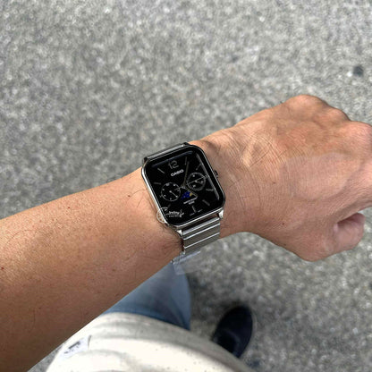 Casio Standard Unisex Watch MTP-M305D-1A Mineral Glass Moon phase Stainless Steel Band