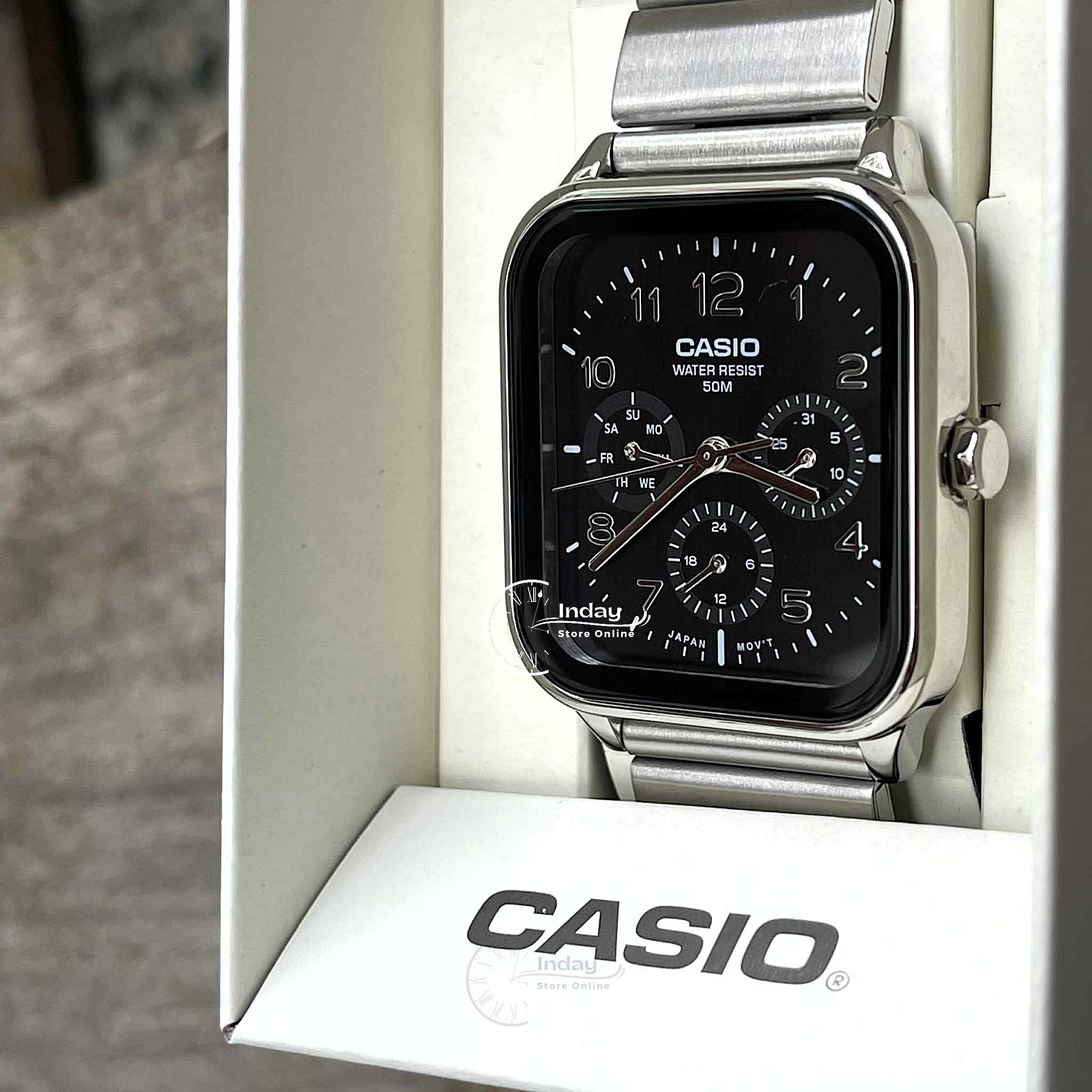 Casio Standard Unisex Watch MTP-M306D-1A Mineral Glass Stainless
