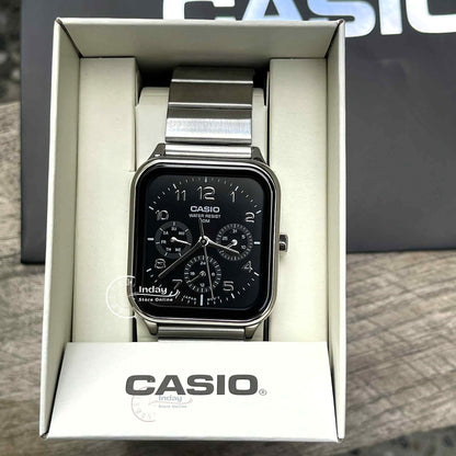 Casio Standard Unisex Watch MTP-M306D-1A Mineral Glass Stainless Steel Band