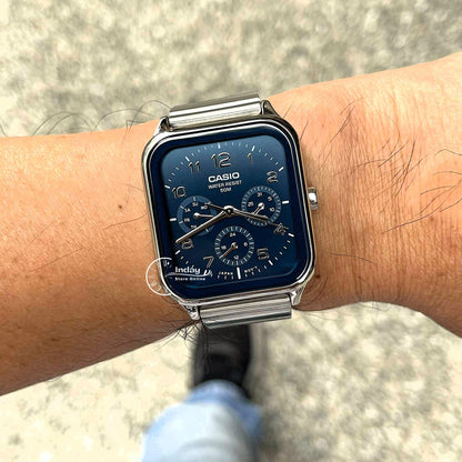 Casio Standard Unisex Watch MTP-M306D-2A Mineral Glass Stainless Steel Band