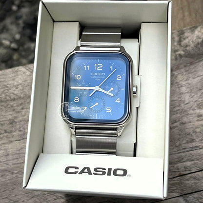 Casio Standard Unisex Watch MTP-M306D-2A Mineral Glass Stainless Steel Band