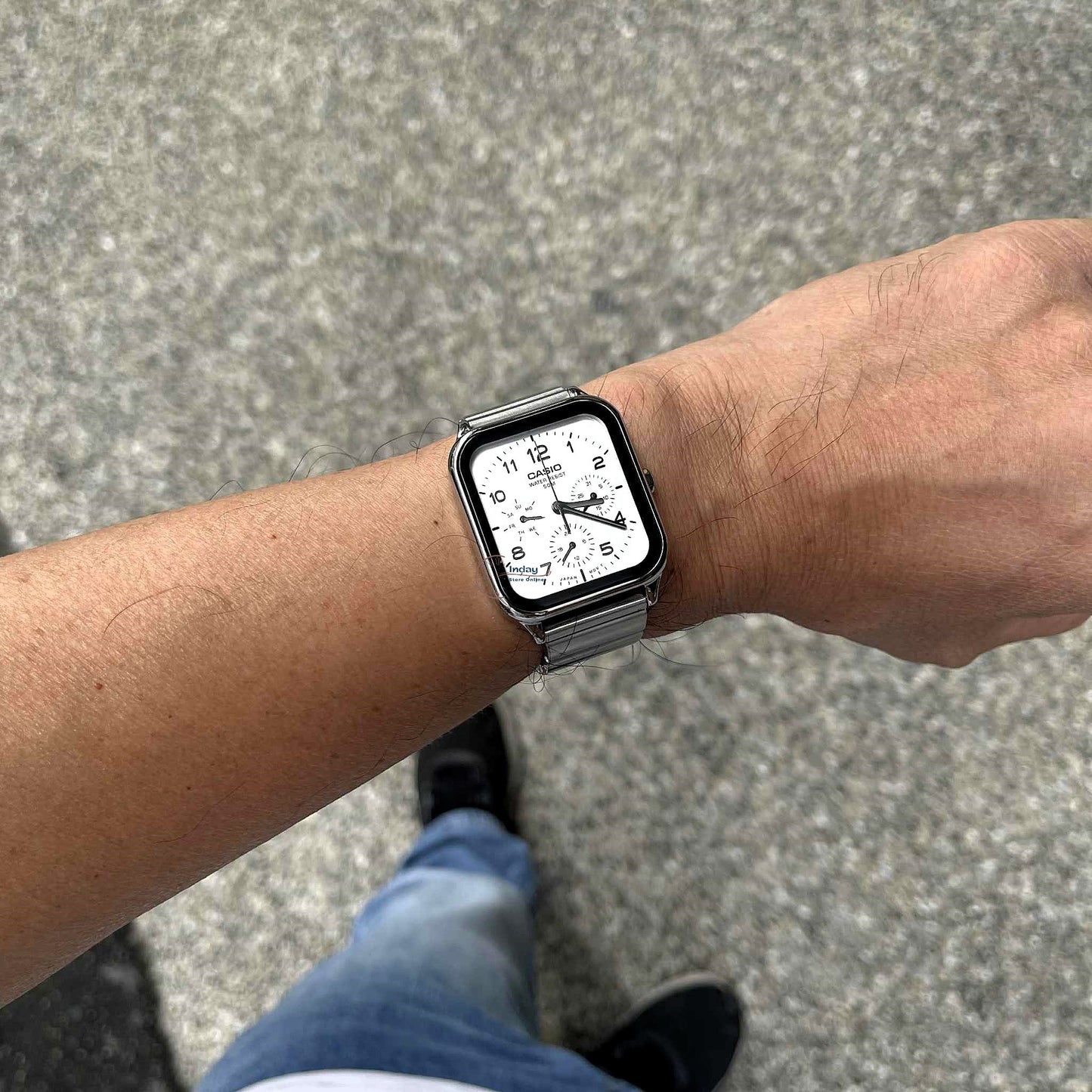 Casio Standard Unisex Watch MTP-M306D-7A Mineral Glass Stainless Steel Band