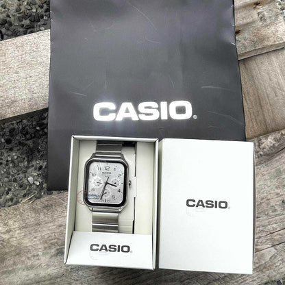 Casio Standard Unisex Watch MTP-M306D-7A Mineral Glass Stainless Steel Band