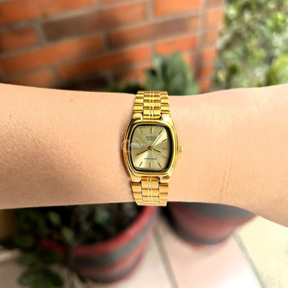 Casio Fashion Women's Watch LTP-1169N-9A Mineral Glass Triple-fold Clasp Stainless Steel Band