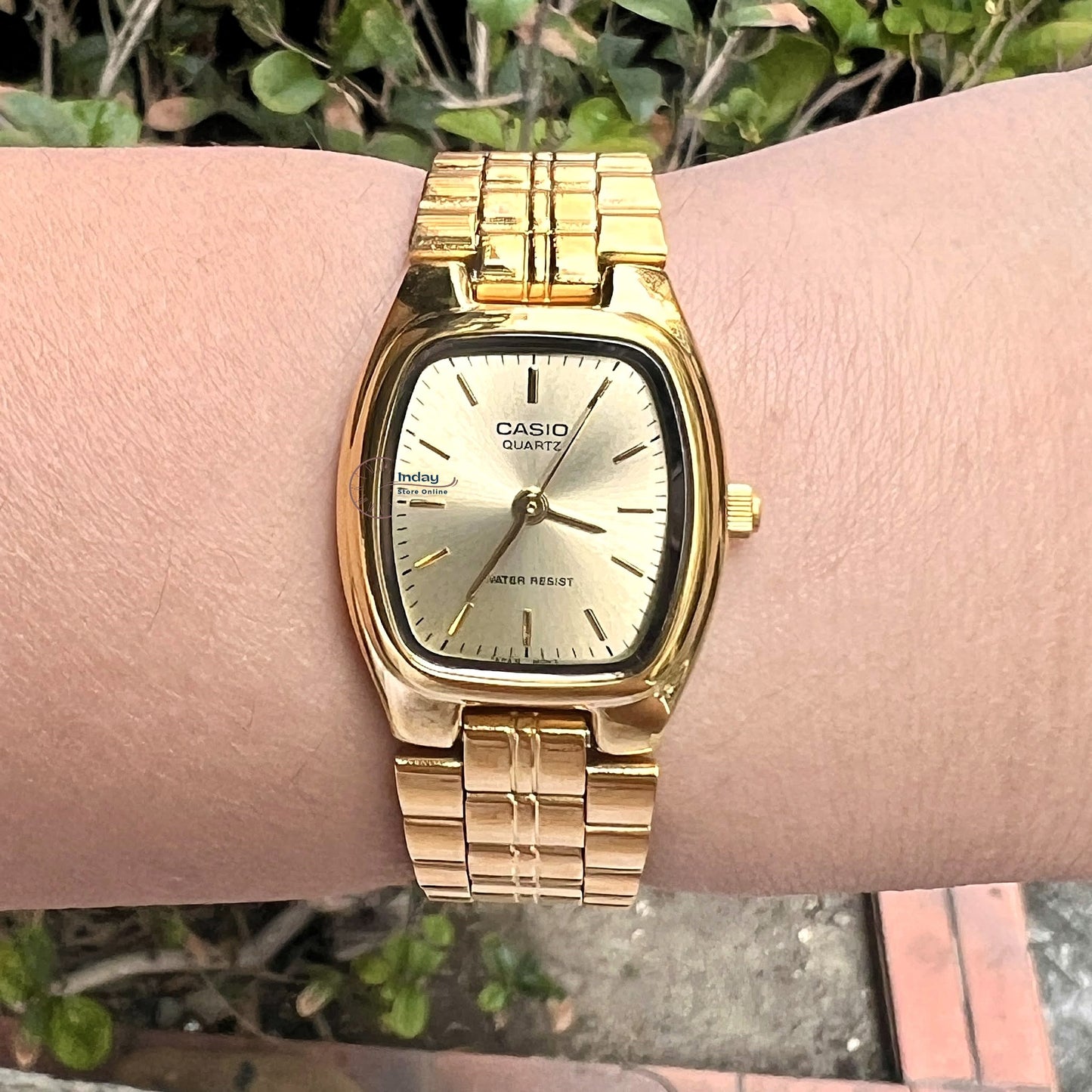 Casio Fashion Women's Watch LTP-1169N-9A Mineral Glass Triple-fold Clasp Stainless Steel Band